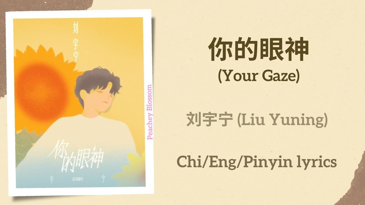 你的眼神 (Your Gaze) - 刘宇宁 (Liu Yuning)【单曲 Single】Chi/Eng/Pinyin lyrics