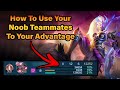 Ultra Advanced Tip: How To Use Your Noob Teammates To Your Advantage |  MLBB