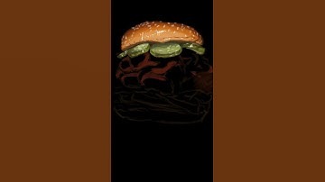 Hamburger on Procreate