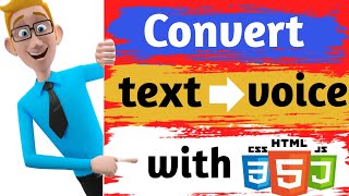 Text To Speech Converter in HTML CSS & JavaScript | No External Library | Easy Way To Create Speech