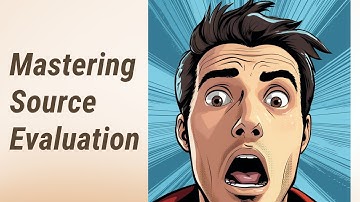 Critical Evaluation: Dive Deep into Your Sources