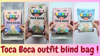 Toca Boca outfit blind bag ! ❤️❤️❤️❤️ #tocalifeworld #tocaboca #blindbag #paperdiy #diy #asmr #asmr