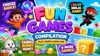 🎉 Ultimate Kids Games Compilation! Freeze Dance, Ninja Jump & More! screenshot 4