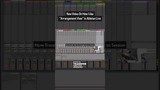 How Transfer files from Arrangement View into Session View in Ableton Live #abletonlive