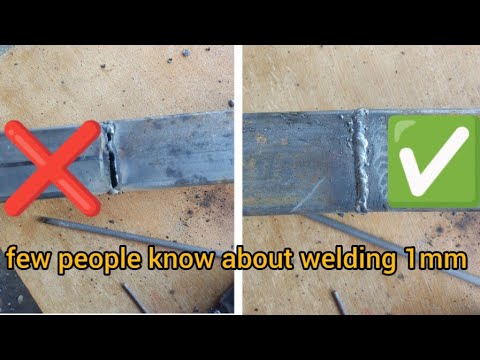 few people know about welding 1mm