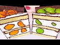 ASMR MUKBANG｜2D COMIC CAKE CHOCOLATE 만화감성 생크림케이크 초콜릿 EATING SOUNDS 디저트먹방