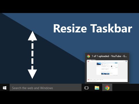 Video: How To Resize The Taskbar