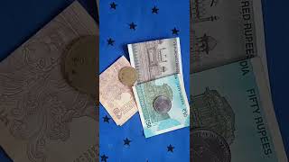दिमाग है तो बताओ #यह टोटल कितने रुपए हैं #money #coin #currency