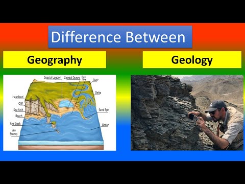 Difference Between Geography and Geology