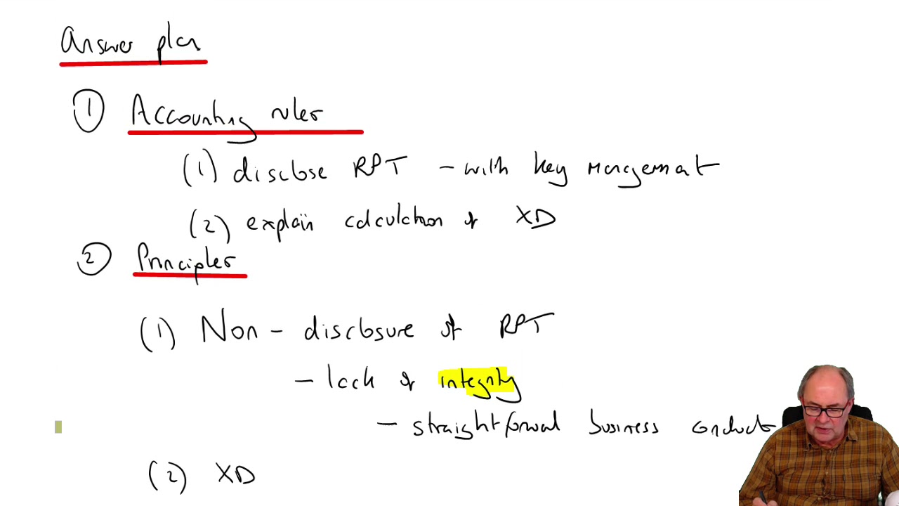 Exam technique in ethics questions - ACCA SBR lecture