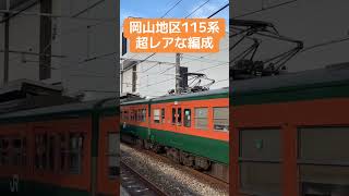 115系湘南色とSETOUCHI TRAINのコンビ　#jr西日本