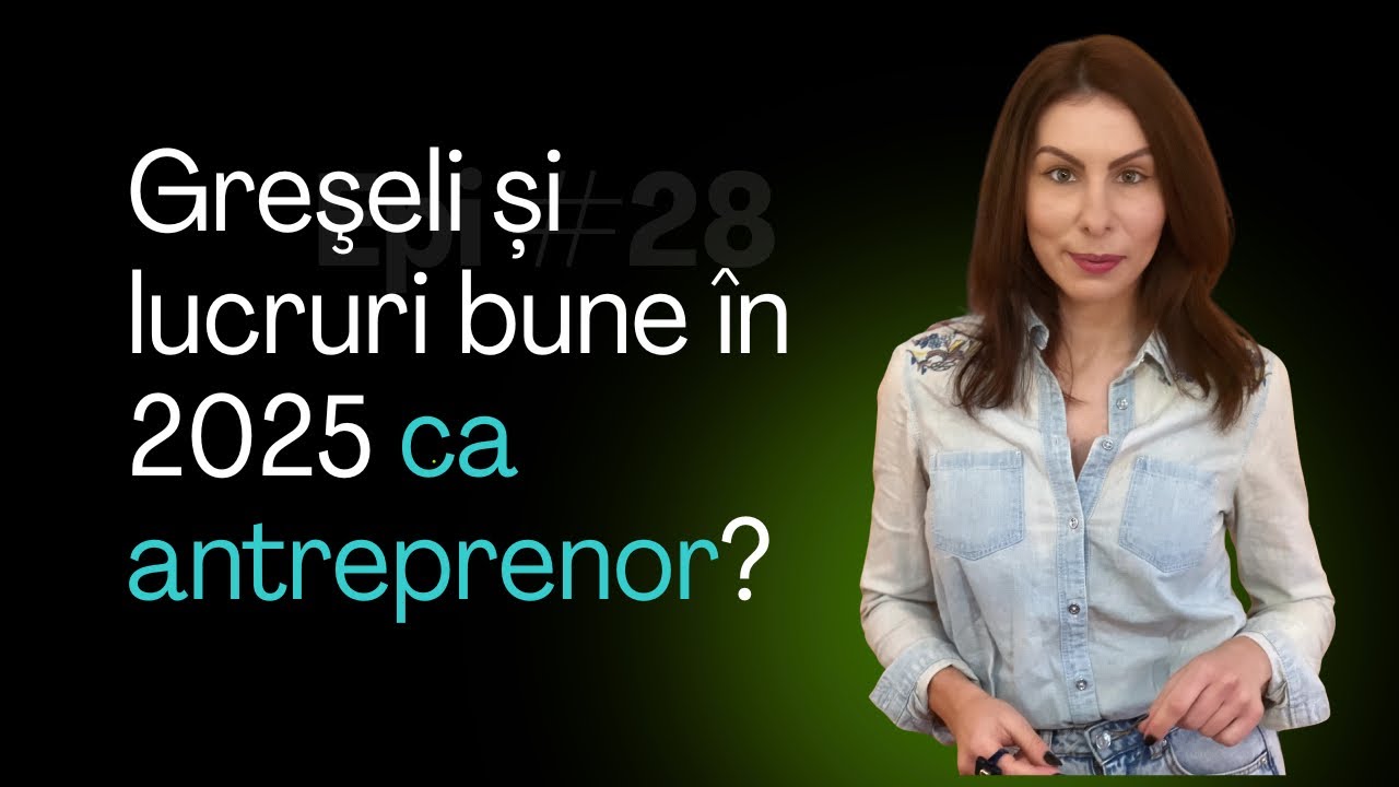 RECAP 2025 𝐀𝐧𝐭𝐫𝐞𝐩𝐫𝐞𝐧𝐨𝐫𝐢𝐚𝐥 & 𝐏𝐞𝐫𝐬𝐨𝐧𝐚𝐥 🚀Așa NU, dar și lucruri bune, pentru optimizări în 2026!