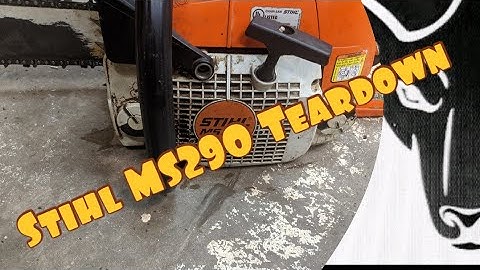 Stihl MS290 tear down
