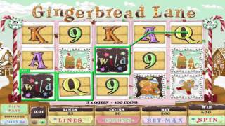Free Gingerbread Lane slot machine by Genesis Gaming gameplay ★ SlotsUp screenshot 5