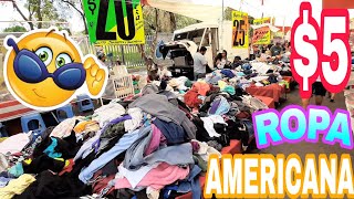 Tesoros en Tianguis DE PURA ROPA DE PACA DESDE $5 - ROPA AMERICANA GABACHA  - YouTube