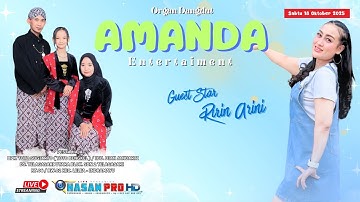 LIVE ORGAN DANGDUT AMANDA ENTERTAIMENT || SABTU 18 OKTOBERT 2025