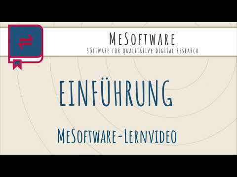 01 Einführung in MeSoftware