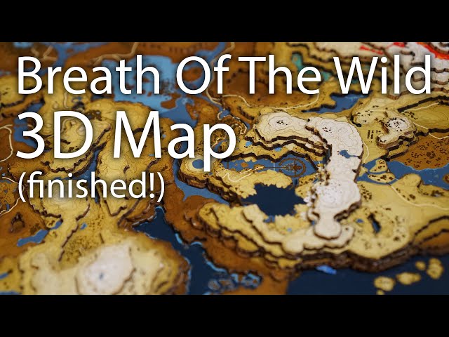 Breath Of The Wild 3D Map: Finished! 