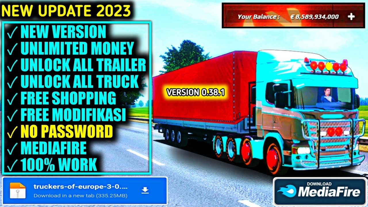 Truckers of Europe 3 Mod APK (Dinheiro infinito) Download grátis