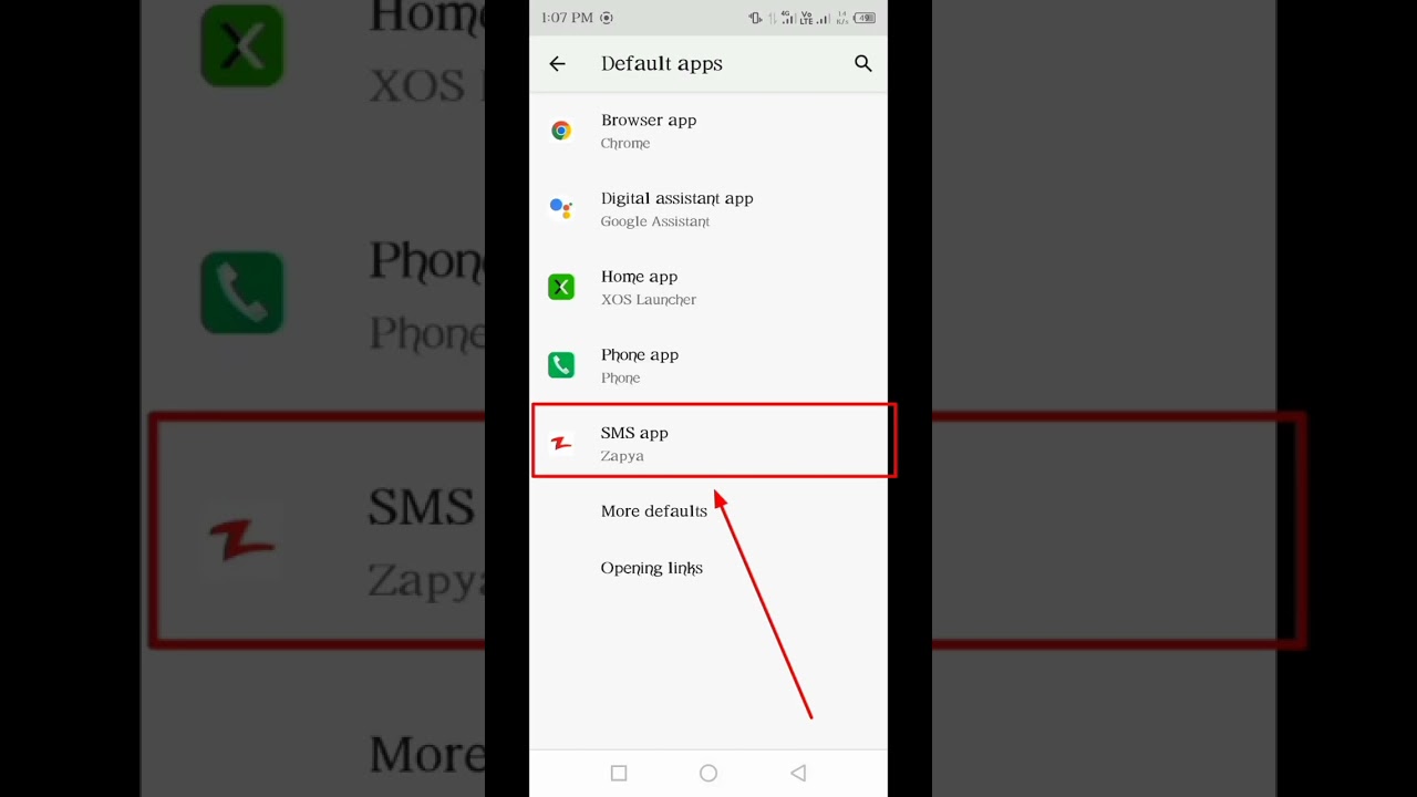 How to Set Default Sms app on Infinix 