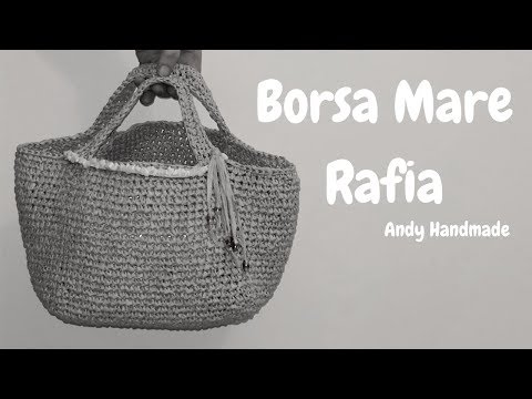 Borsa Mare in Rafia -  uncinetto facile