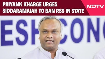 ಕರ್ನಾಟಕ ವಾರ್ತೆ | ರಾಜ್ಯದಲ್ಲಿ ಆರೆಸ್ಸೆಸ್ ನಿಷೇಧಿಸುವಂತೆ ಸಿದ್ದರಾಮಯ್ಯಗೆ ಪ್ರಿಯಾಂಕ್ ಖರ್ಗೆ ಆಗ್ರಹ, ಬಿಜೆಪಿ ತಿರುಗೇಟು