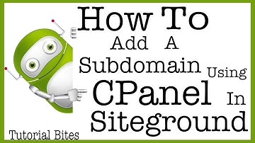 How To Add A Subdomain Using Cpanel in Siteground
