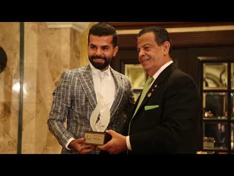 ربيع الحاج أفضل ممثل لبناني صاعد مهرجان افضل الدولي