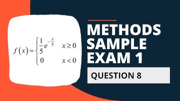 VCE Maths Methods Sample Exam 1 Answers | Question 8
