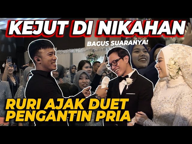 KEJUT DI NIKAHAN.. PENGANTIN PRIA NYANYI MENGHAYATI BANGET‼️ class=