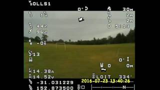 Alien 560 Folding Frame 1st Flight Twitchy..