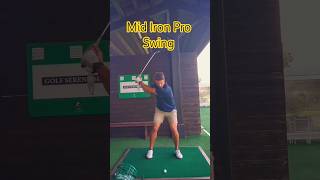 Mid Iron Pro Swing #golf #golfshorts #golfswing #golfer #golftips #golflife #sports