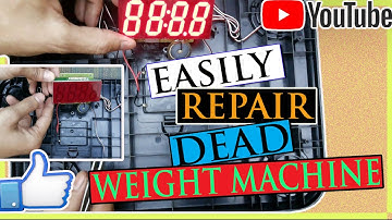 DIGITAL Weight Machine REPAIR - Easy!!!