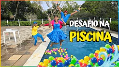 DESAFIO - COM AS BOLAS NA PISCINA - QUAL DUPLA SERÁ A VENCEDORA