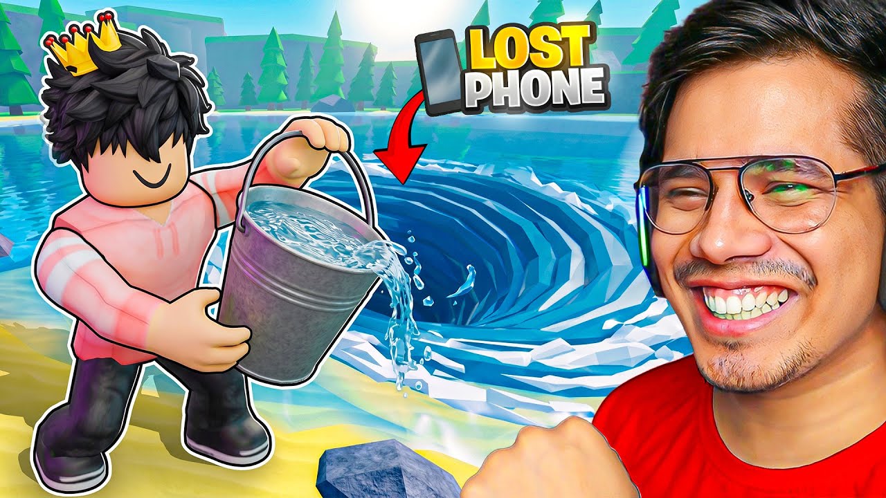 DRAIN THE LAKE ROBLOX 😱