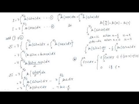 Integration of ln(sinx)
