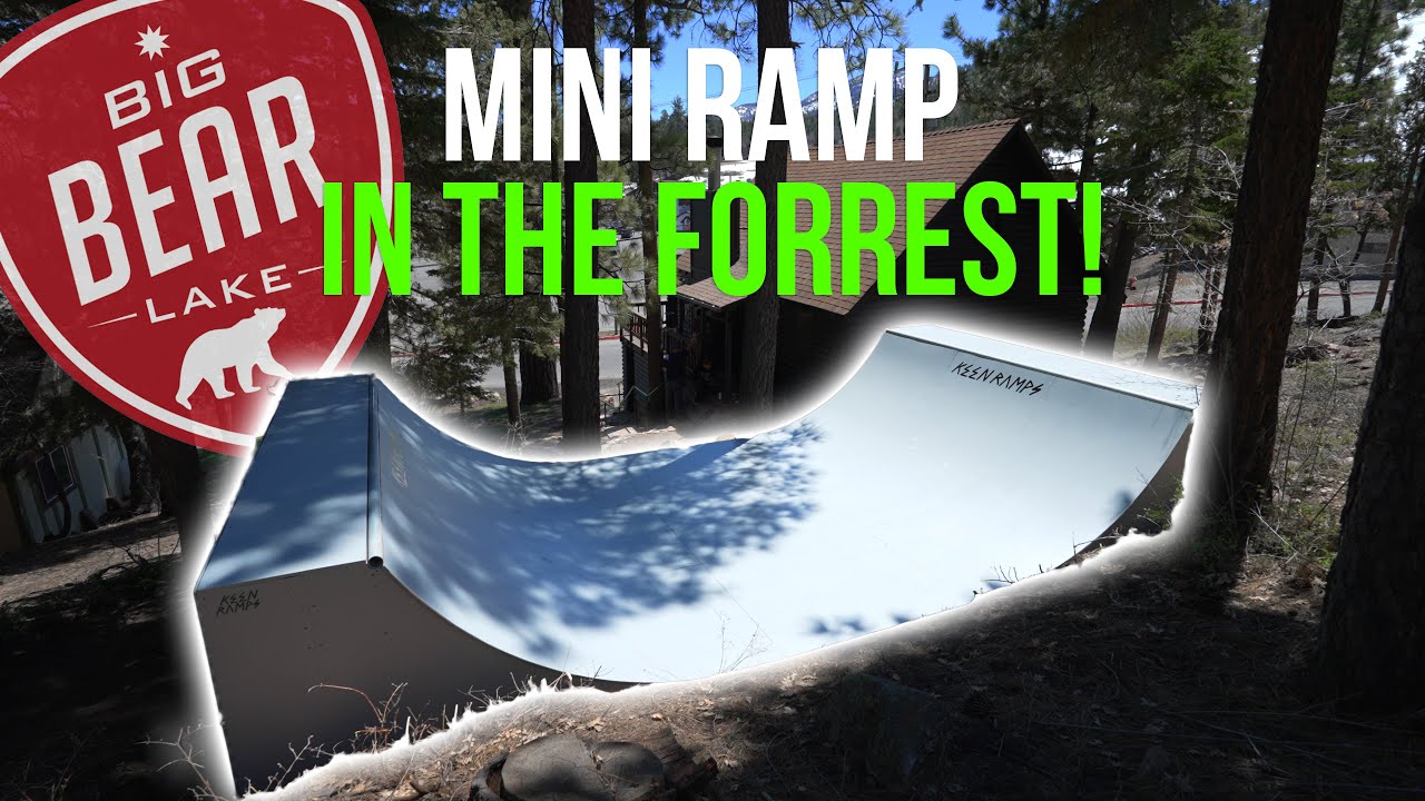 BUILDING A MINI RAMP AT A CABIN IN THE WOODS | CHAIR 9 CHALET TOUR ...