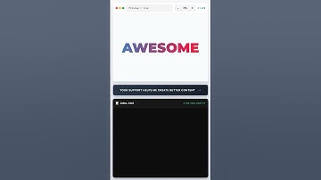 How to Create Animated Chromatic Gradient Text with Pure CSS #coding #tutorial #shorts