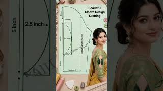 Ladies Waistcoat Cutting with Sleeves Drafting Step by Step #shorts #viral