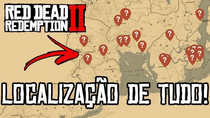 MAPA DO TESOURO) Red dead redemption 2 #reddeadredemption #redredempt