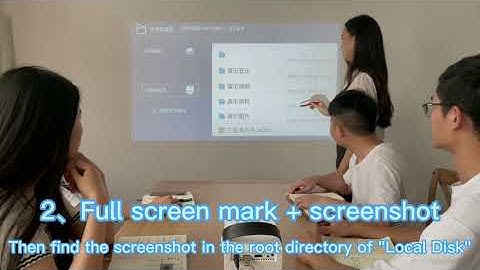 WEJOY Y2 Smart Touch Projector-for business meeting