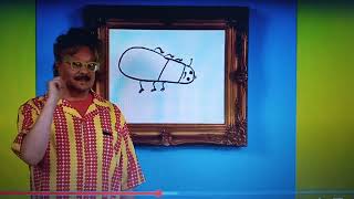 How To Draw Potato Bug On A Skateboard From Yo Gabba Gabba