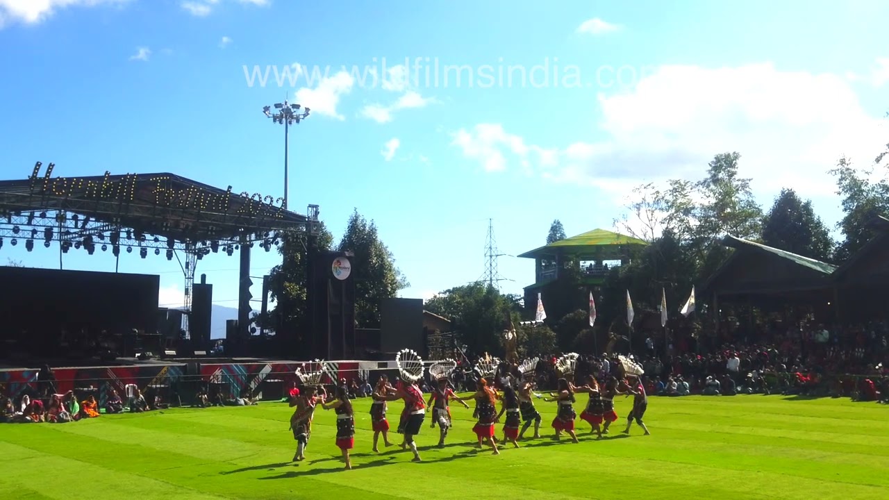 Skylark Roina Folk Dance of Zeliang Naga Tribe Zeliangrong at Hornbill Festival 2022 Kisama