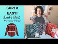 Super Easy Dad Shirt Memory Pillow, Memory Pillow Instructions