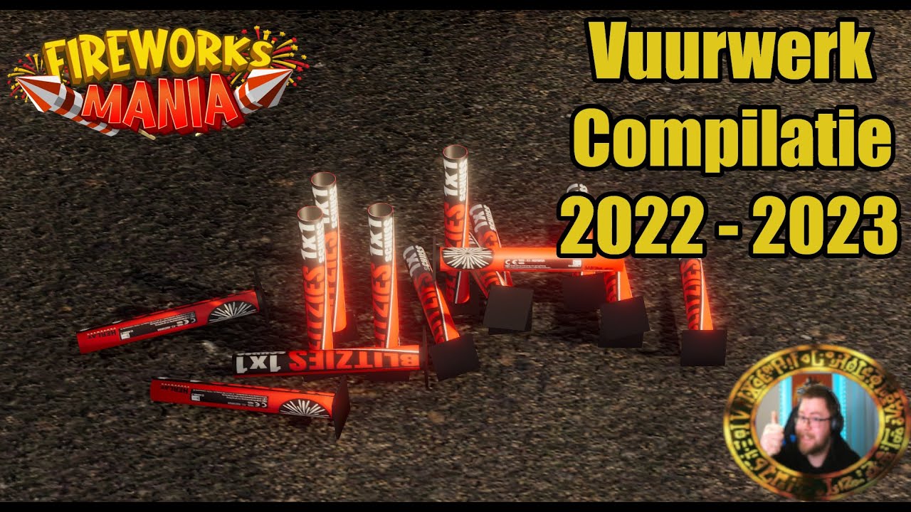 Vuurwerkcompilatie 2022-2023 - Fireworks Mania - Fireworks Compilation 2022 - 2023