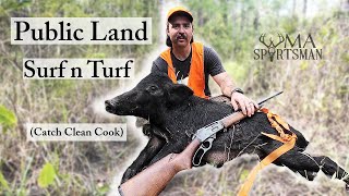Snakehead And Swine?? - How to HOG HUNT Public LAND - Catch Clean Cook - Fishing Camping Hunting FL