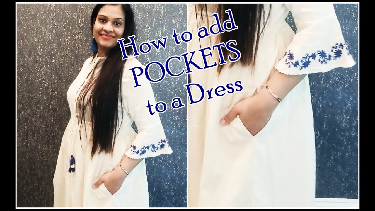 How to Add POCKETS to a Dress DIY EasySewing YouTube