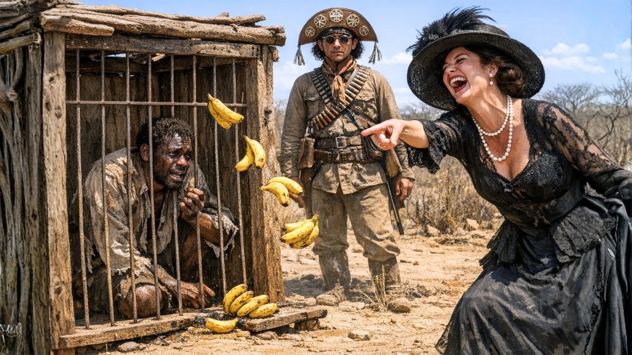 A Baronesa jogava bananas para os escravos presos na jaula…Até que Lampião fez justiça