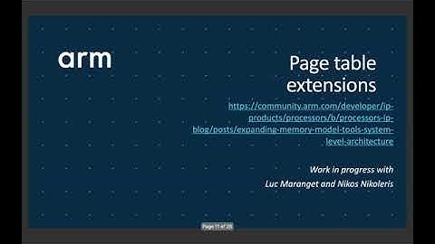 Prof. Jade Alglave | Arm Memory Model