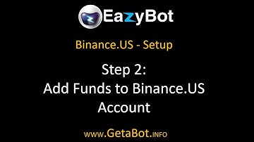 Binance.US Setup - Step 2: Funding Your Binance.US Account